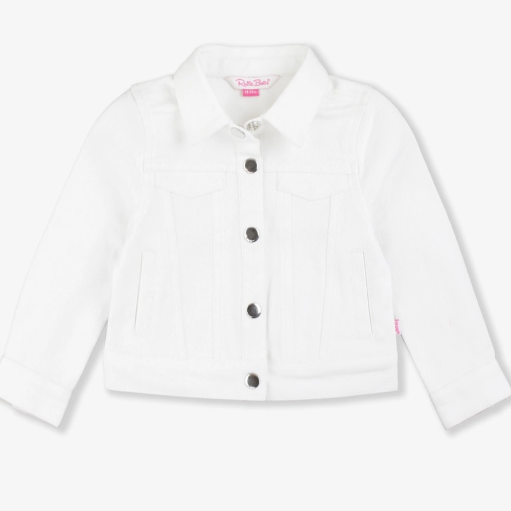 Ruffle Butts Stretch Denim Jacket